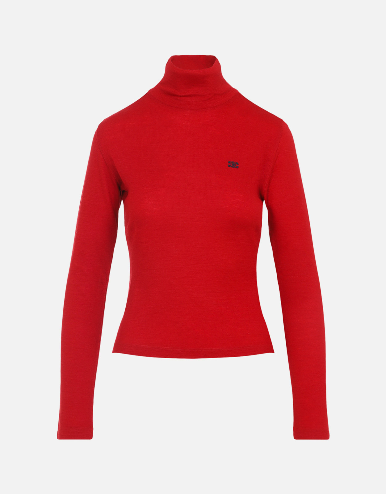 CELINE Celine Turtleneck Wool Jersey Top - XS　セリーヌ タートルネック ウール ジャージ トップ - XS