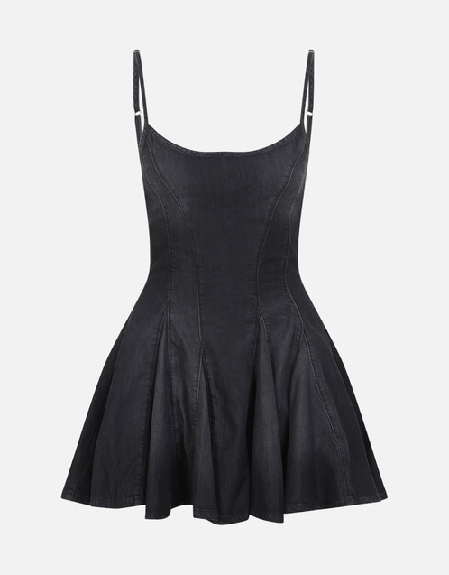 Diesel De-Spoky Cotton Blend Mini Dress (All New In) IFCHIC.COM