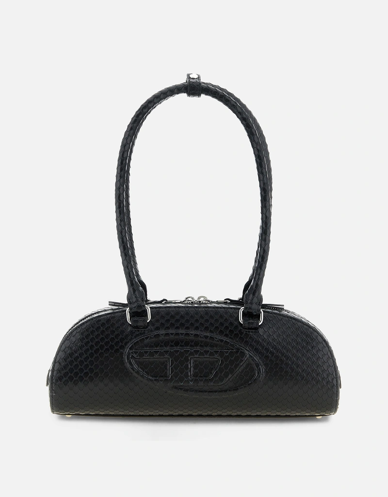 Diesel レディース 1DR Dome タイパン蛇柄エンボスレザー ショルダー