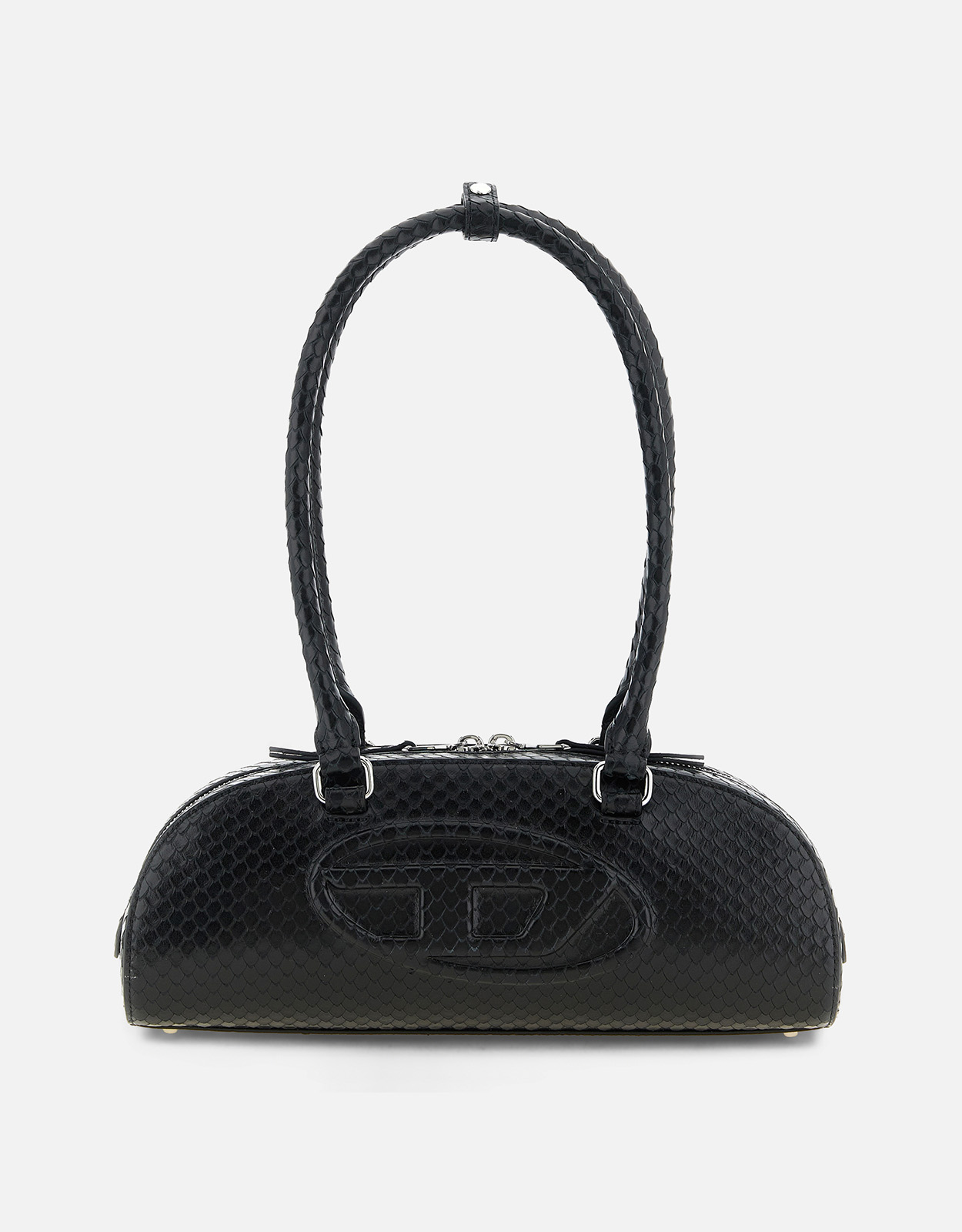 Diesel レディース 1DR Dome タイパン蛇柄エンボスレザー ショルダー