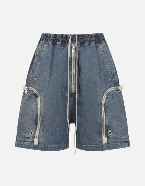 Rick Owens Men's DRKSHDW Cotton Bauhaus Pods Shorts (Pants) IFCHIC.COM