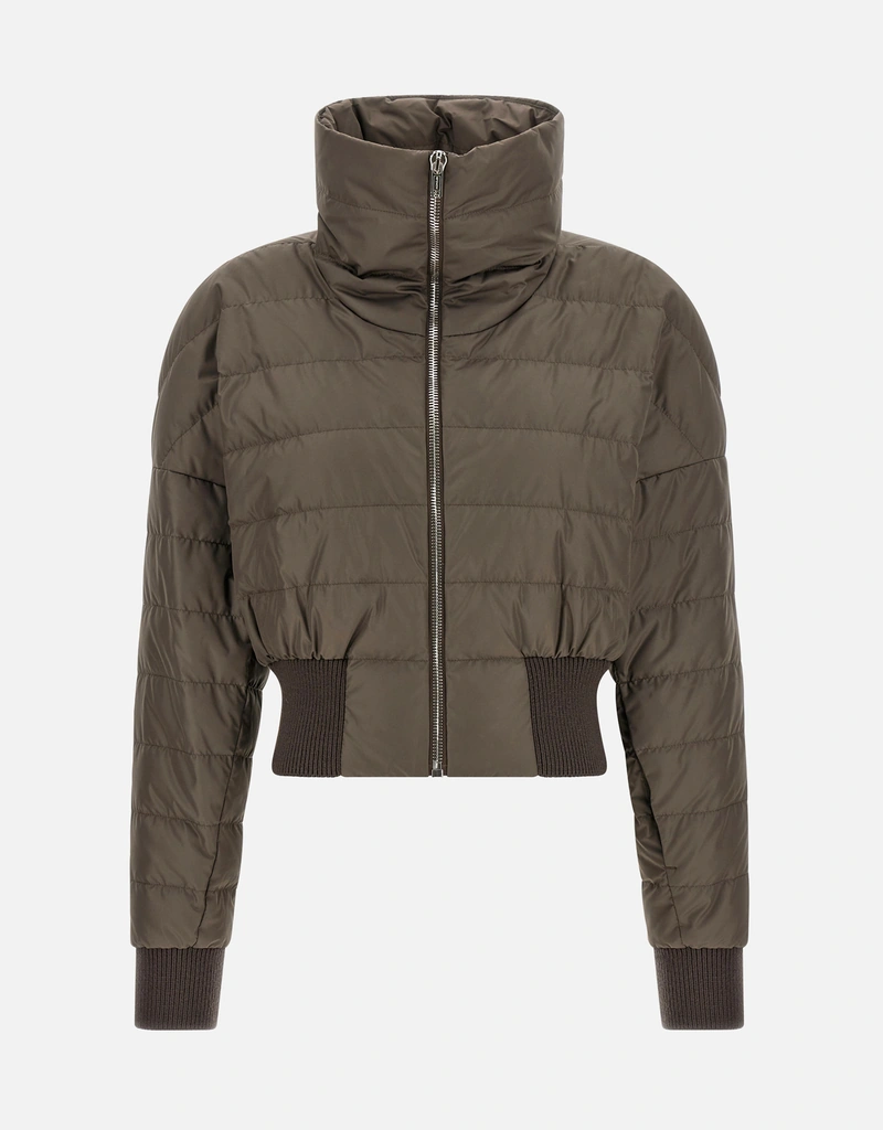 Rick Owens クロップドジャケットリサイクルタフタダウン (すべての