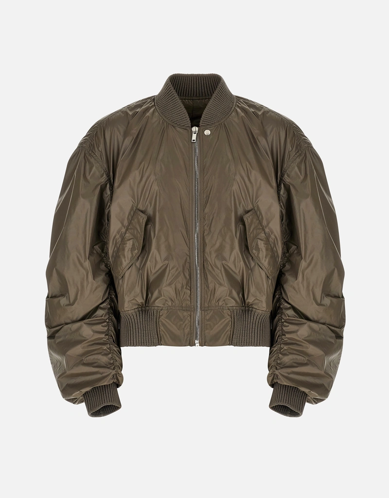 Rick Owens Men's Secchia Flightナイロンボンバージャケット (すべて
