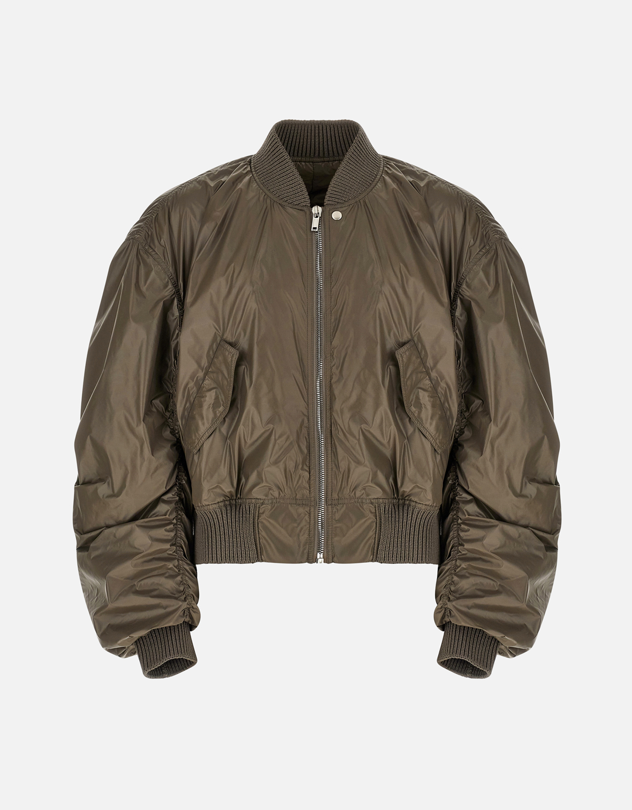Rick Owens Men's Secchia Flightナイロンボンバージャケット (すべて