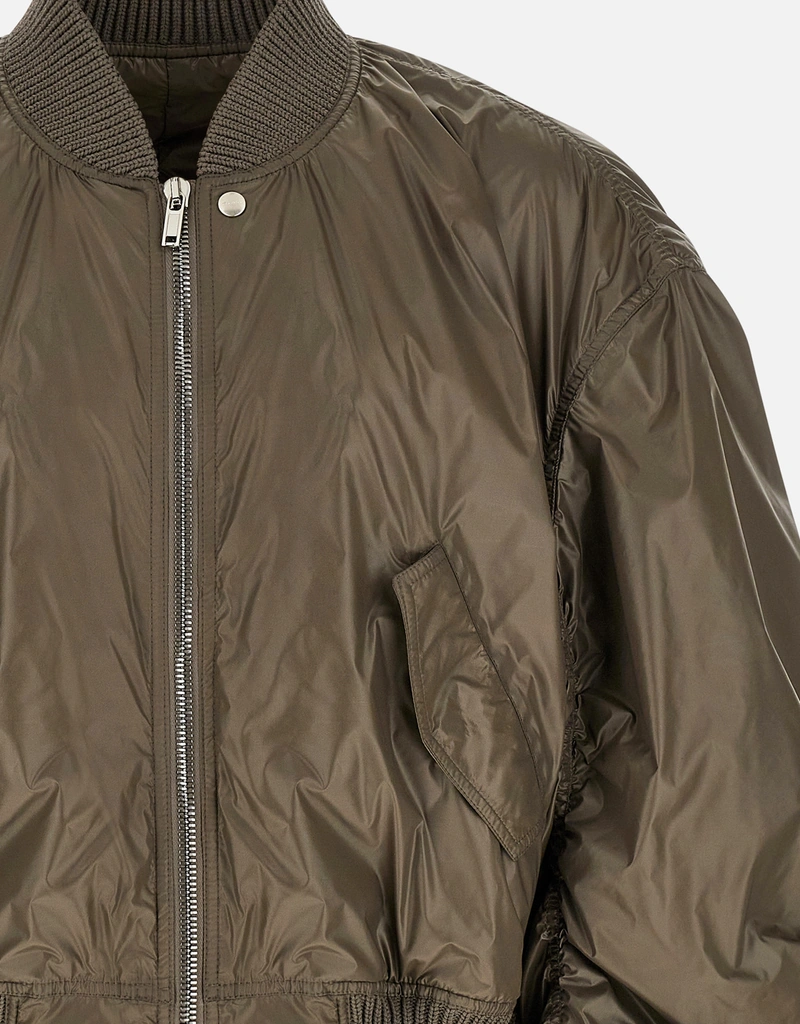 Rick Owens Men's Secchia Flightナイロンボンバージャケット (すべて