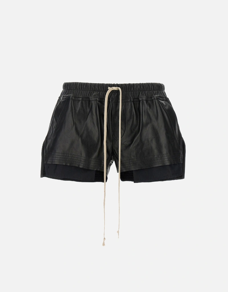 Rick Owens フォグボクサーラムレザーショーツ (すべての新品) IFCHIC.COM