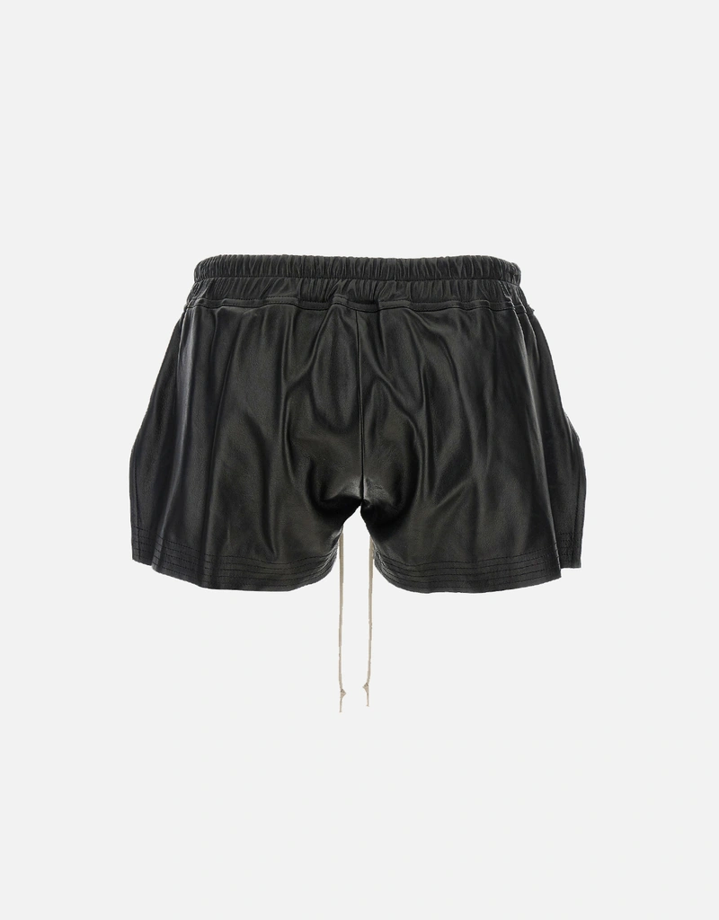 a様　Rick Owens FOG Boxers Black Shorts Rick Owens Fog Boxers Lamb Leather Shorts (All New In) IFCHIC.COM