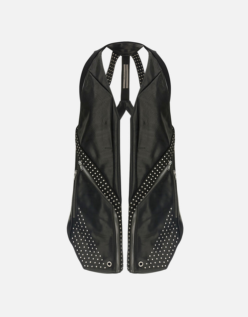 Rick Owens メンズTempleレザーベスト (すべての新品) IFCHIC.COM