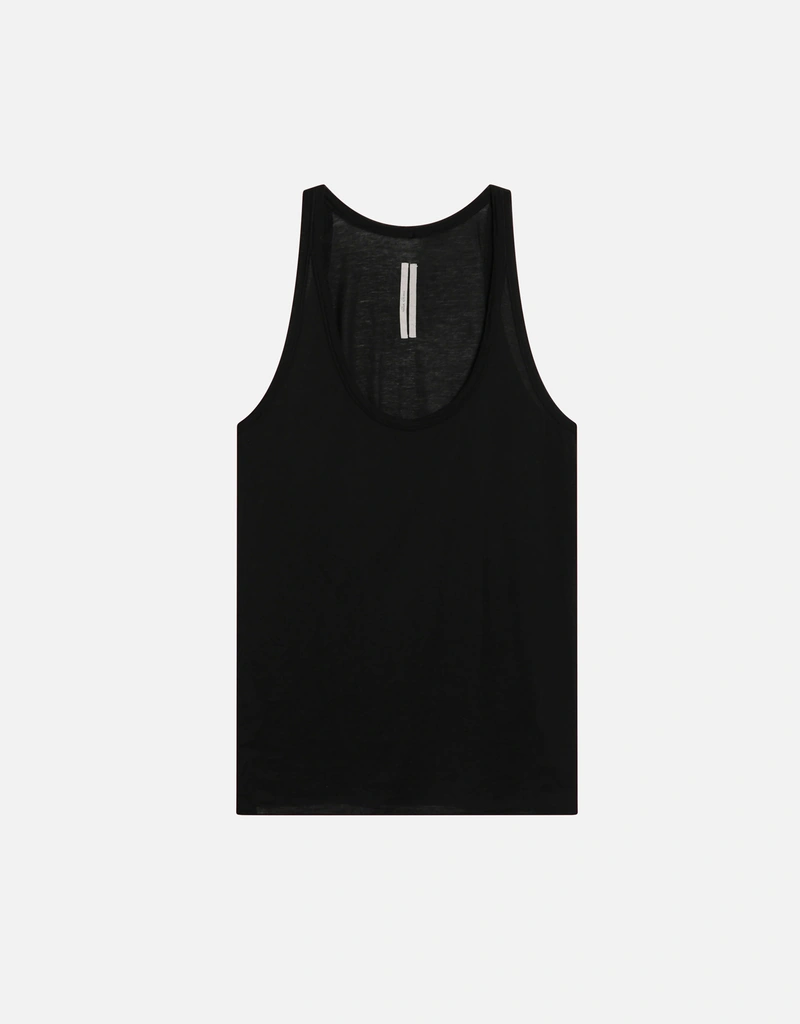 Rick owens ブラック　タンクトップ Rick Owens ブラックPonyタンクトップ軽量コットン (トップス) IFCHIC.COM