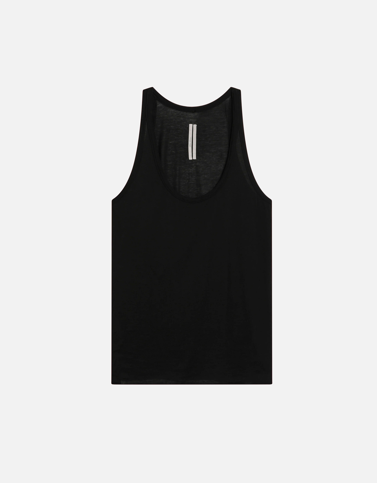 Rick Owens ブラックPonyタンクトップ軽量コットン (トップス) IFCHIC.COM