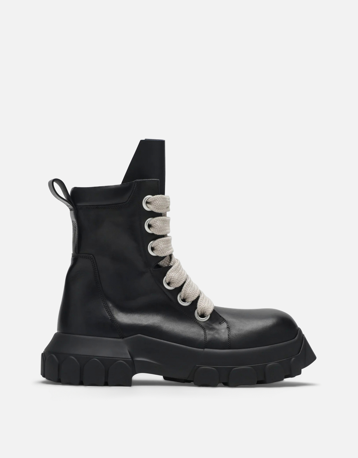 Rick Owens ボゾカーフレザートラクターアンクルブーツ (すべての新品