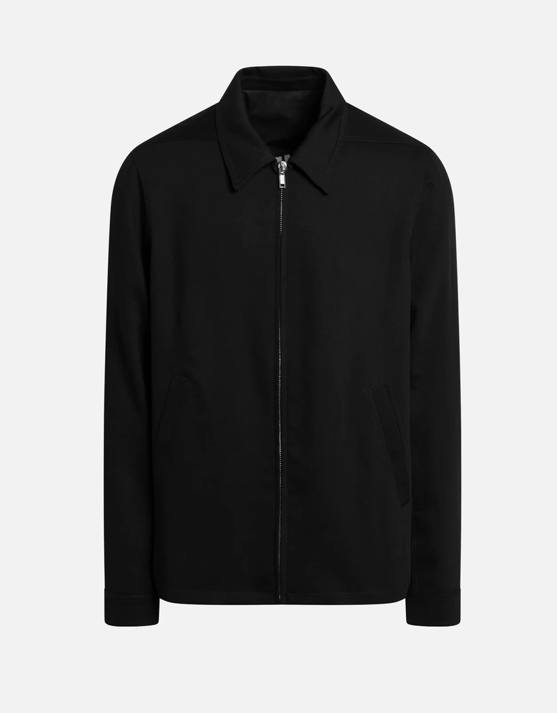 Rick Owens ウールジップシャツジャケット (すべての新品) IFCHIC.COM