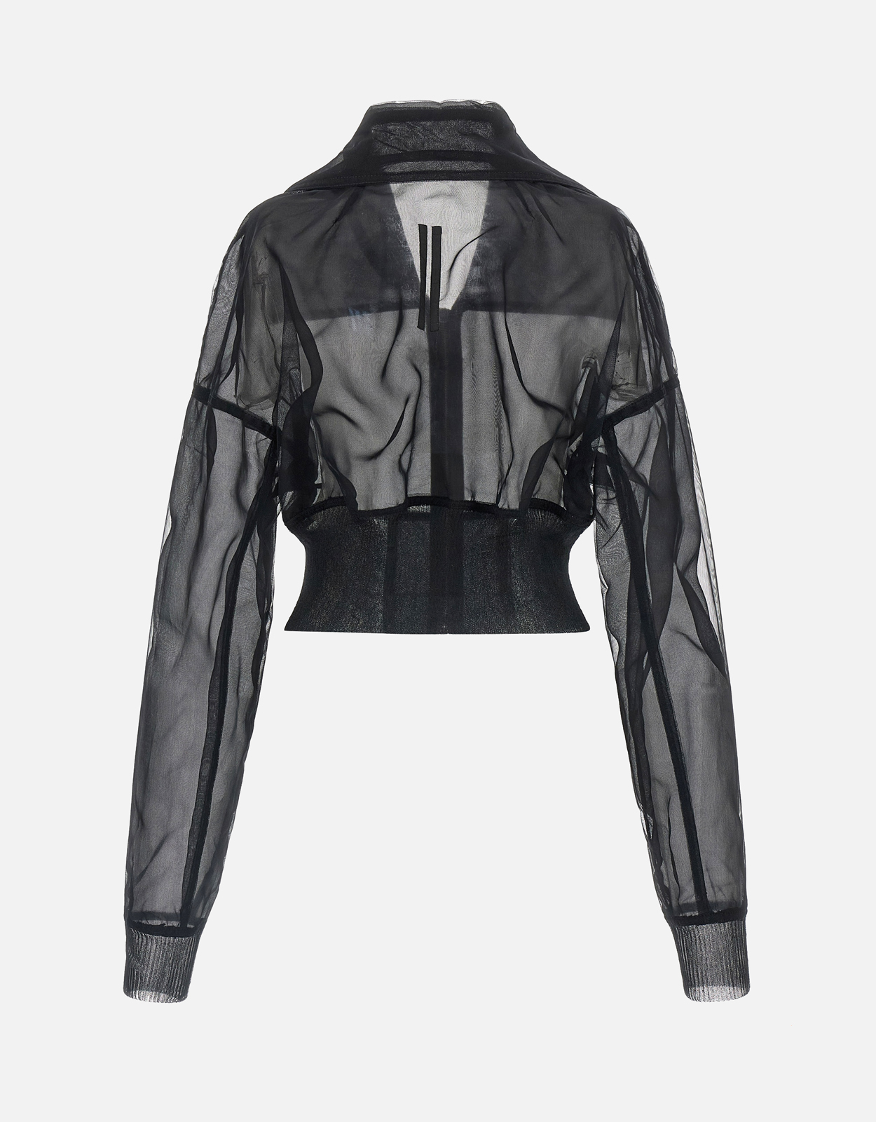 Rick Owens レディースドラキュカラークロップドボンバージャケット