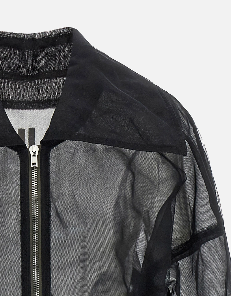 Rick Owens レディースドラキュカラークロップドボンバージャケット