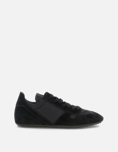 Rick Owens メンズミニマルレザー スニーカー (すべての新品,シューズ
