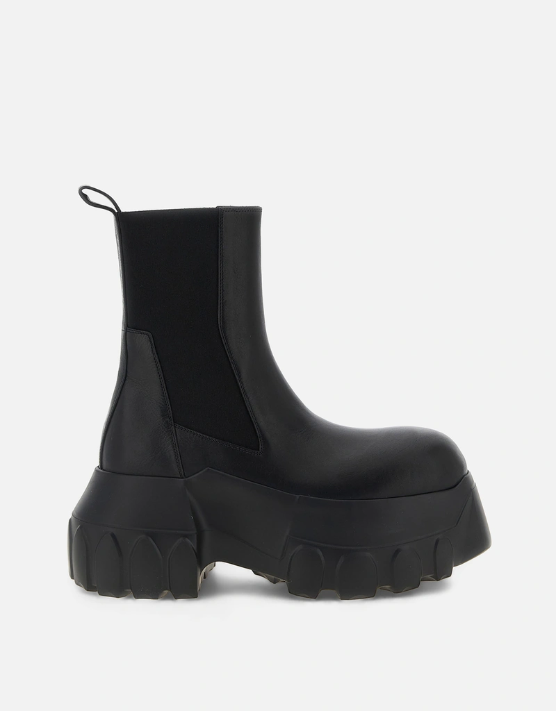 Rick Owens メンズカーフスキンレザーオーバーサイズプラットフォーム