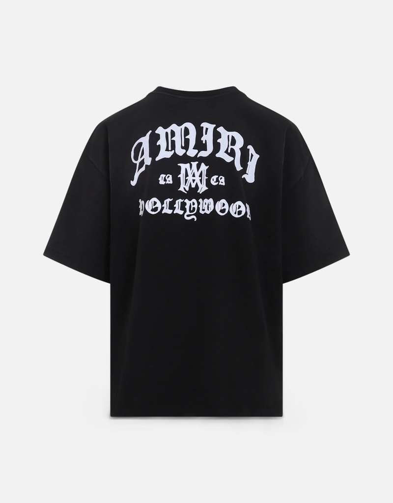 Amiri メンズHollywoodコットンオーバーサイズTシャツ (すべての新品