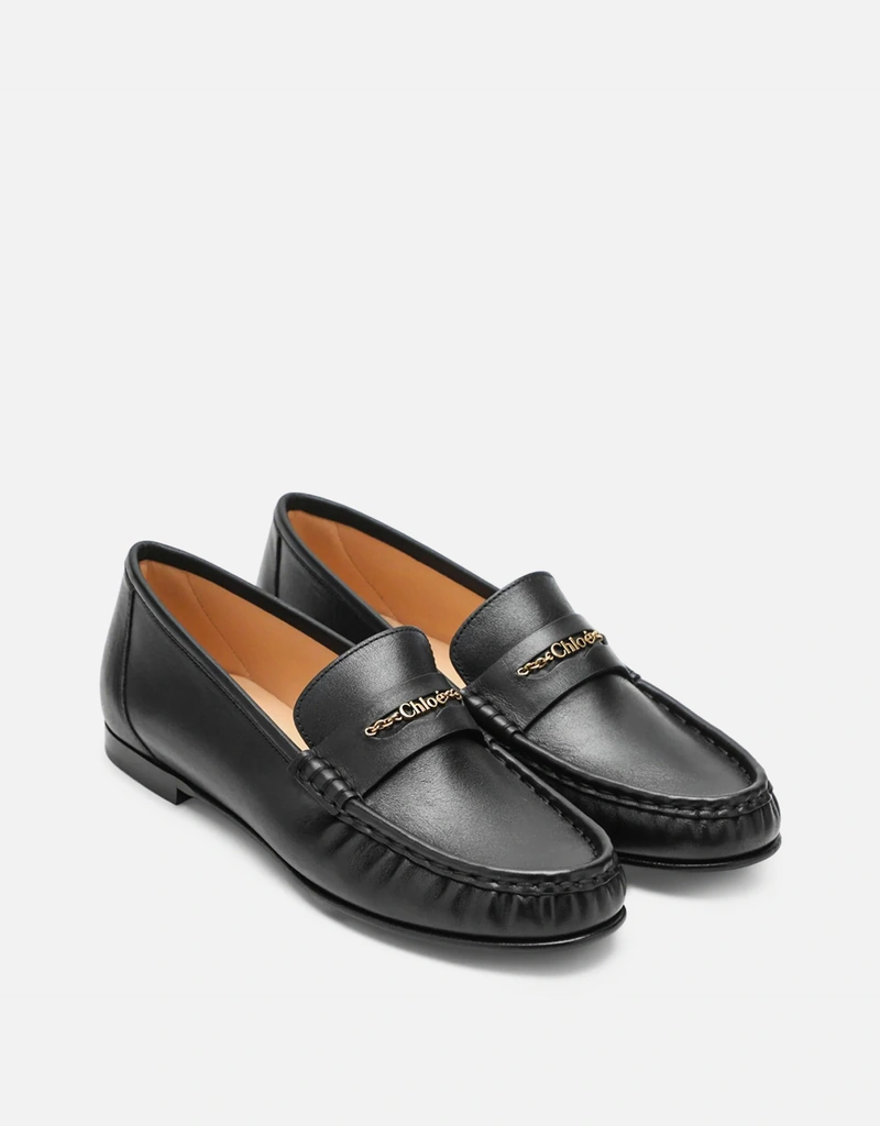 Chloé カーフレザー ローファー (すべての新品) IFCHIC.COM
