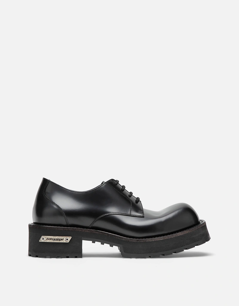 Balenciaga メンズカーフスキンベノムダービーシューズ (すべての新品