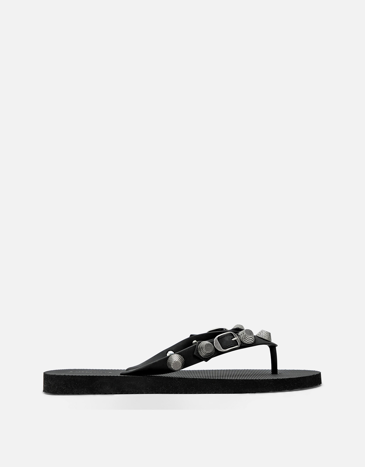 BALENCIAGA Balenciaga Cagole Rubber Thong Slides - IT 41　バレンシアガ カゴール ラバー Tバック スライド - IT 41