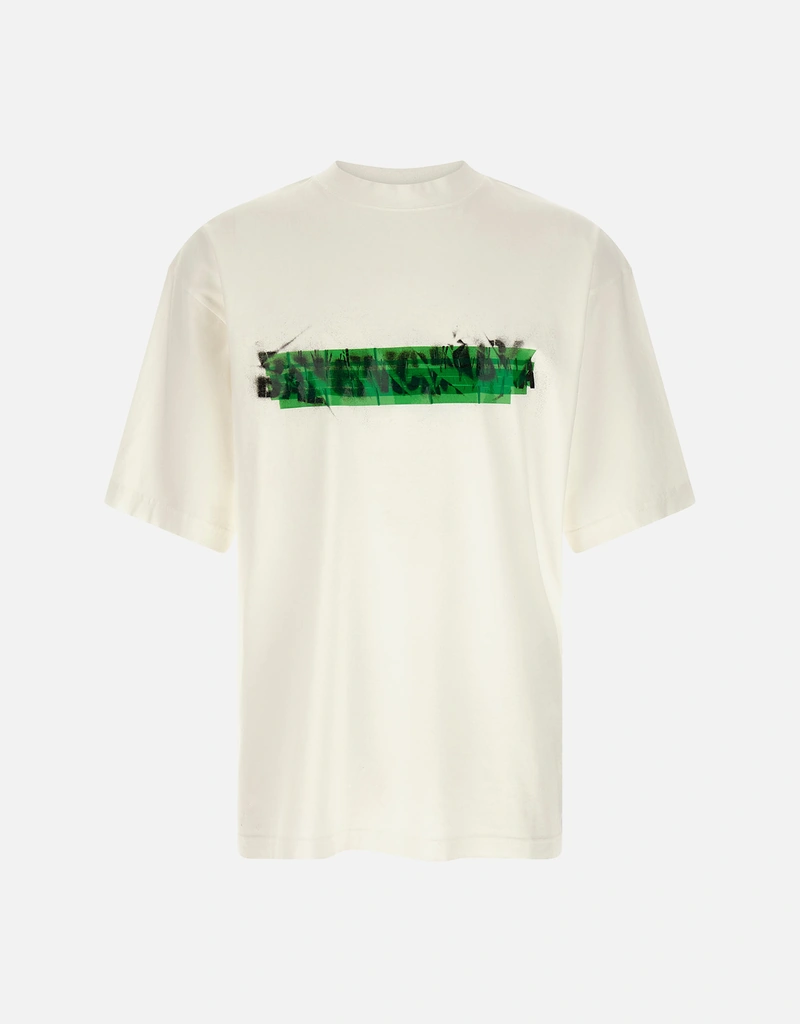 Balenciaga メンズMessy SprayコットンTシャツ (すべての新品) IFCHIC.COM