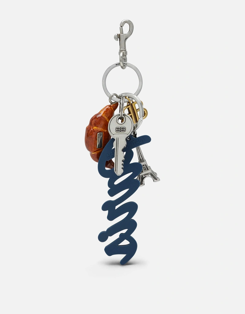 Balenciaga Paris Charm Keychain (Keychains and Bag Charms) IFCHIC.COM