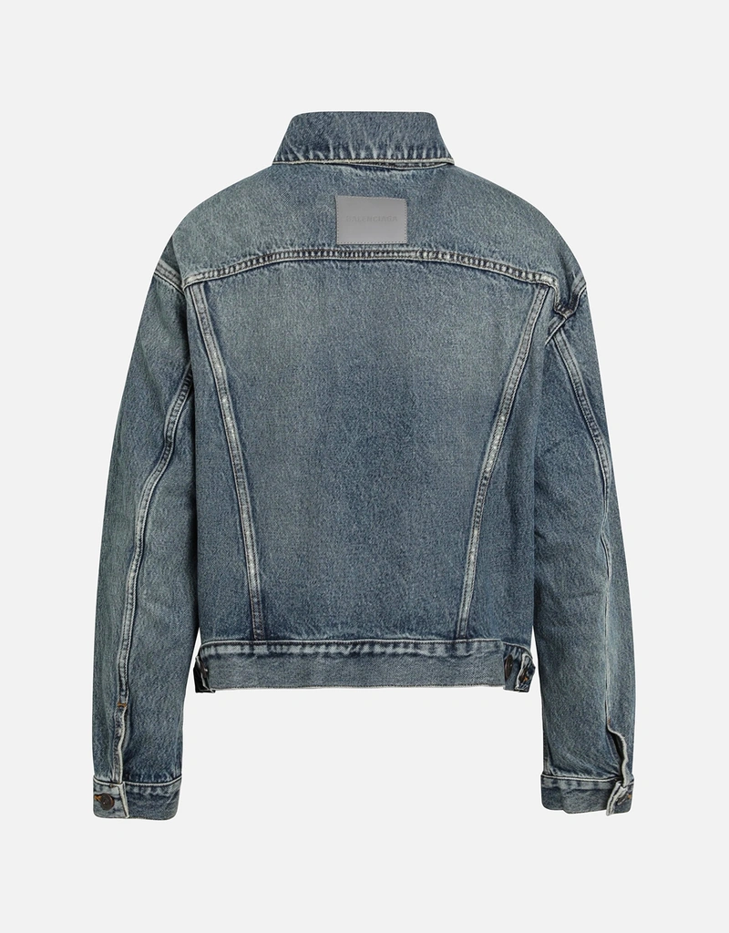 Balenciaga Kick コットン デニム ジャケット (すべての新品) IFCHIC.COM