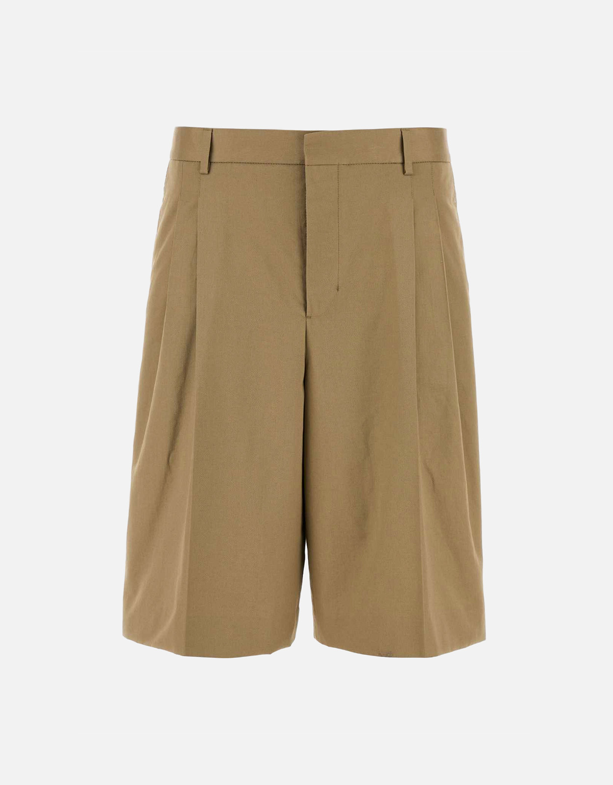 AMI Paris Men's Dove Grey Cotton Bermuda Shorts - IT 38　AMI Paris メンズ ドーブグレー コットン バミューダ ショーツ - IT 38 AMI