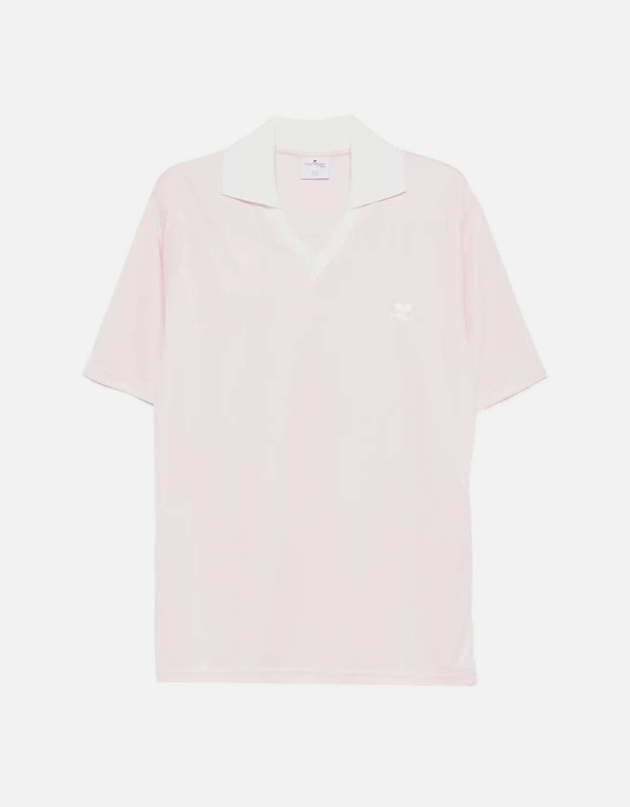 Courreges Vネックオーバーサイズスポーツポロ (すべての新品) IFCHIC.COM