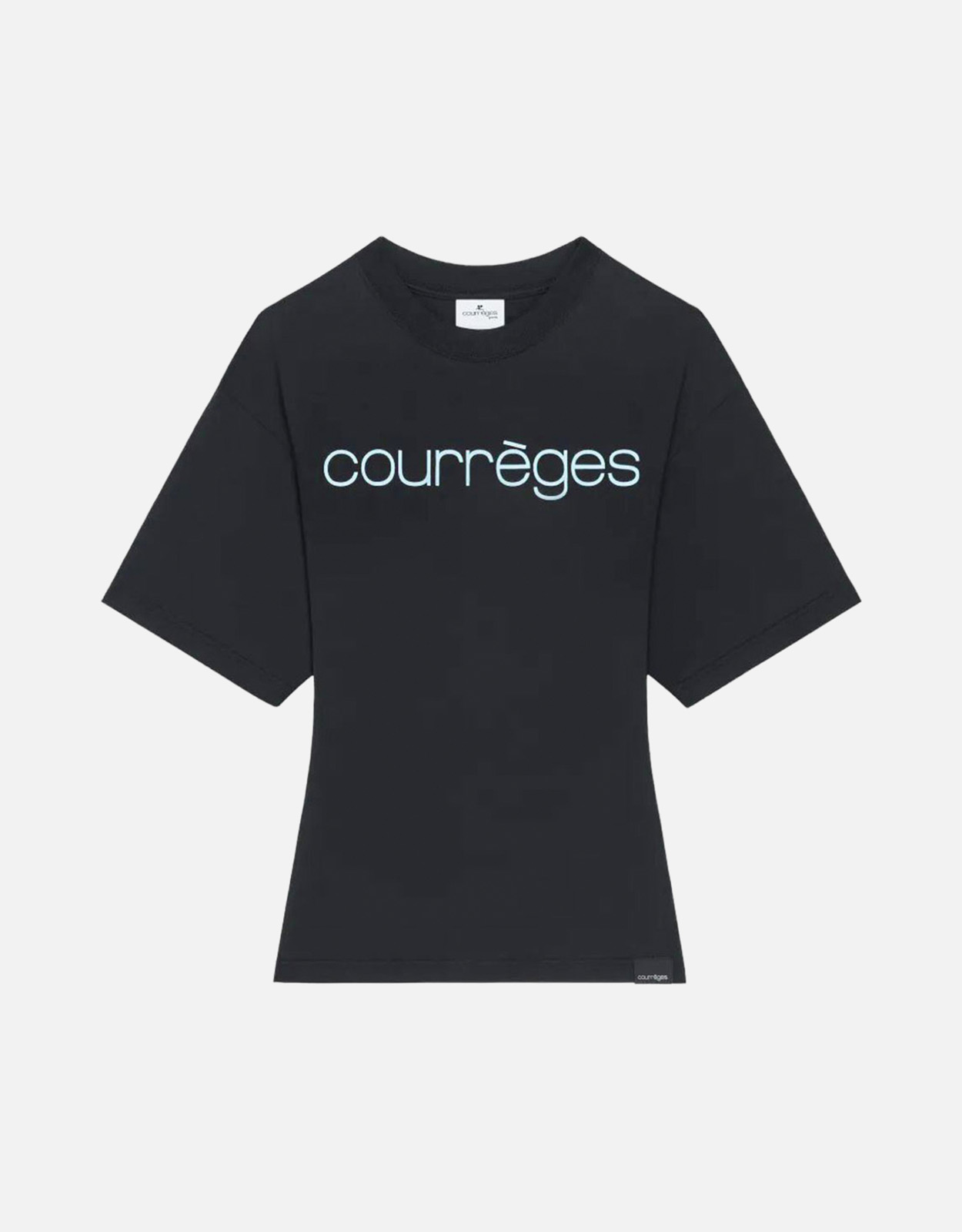 Courreges Waisted Printed Fitted T-Shirt - S　クレージュ ウエストプリント フィット T シャツ - S Courreges