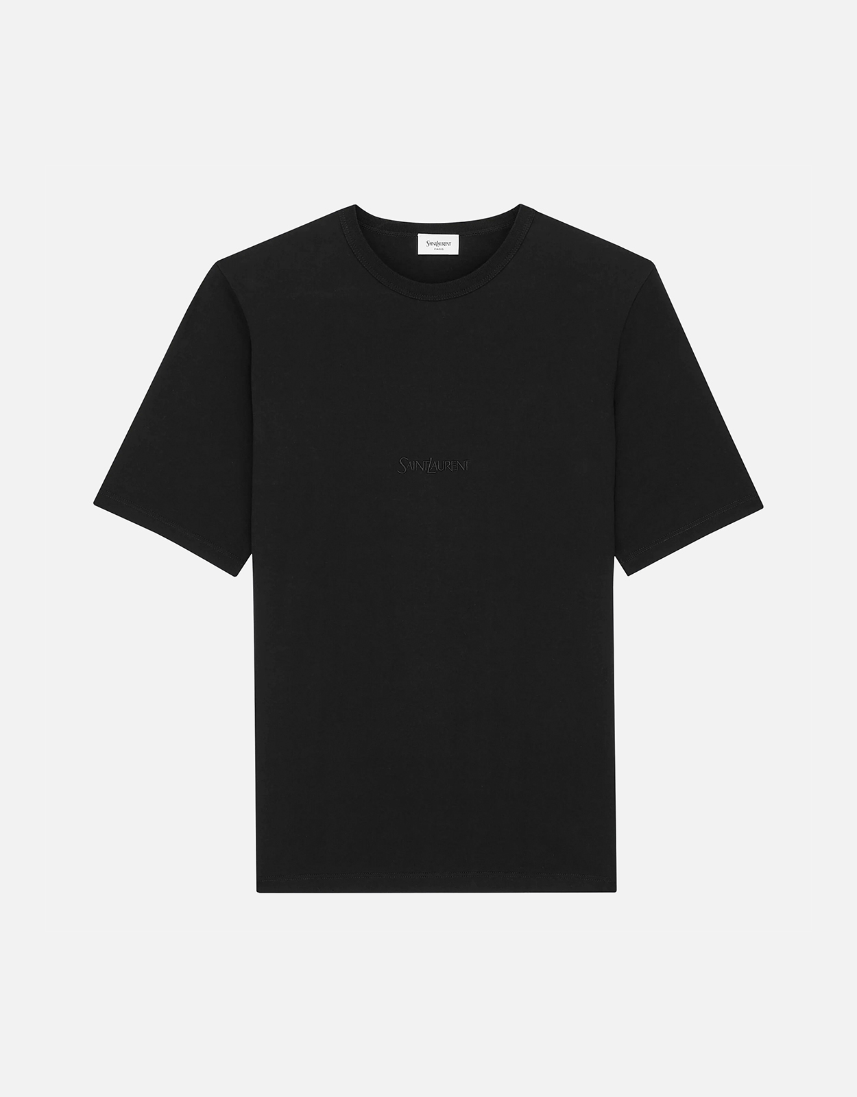 Saint Laurent ロゴ刺繍付きオーバーサイズコットンTシャツ (トップス