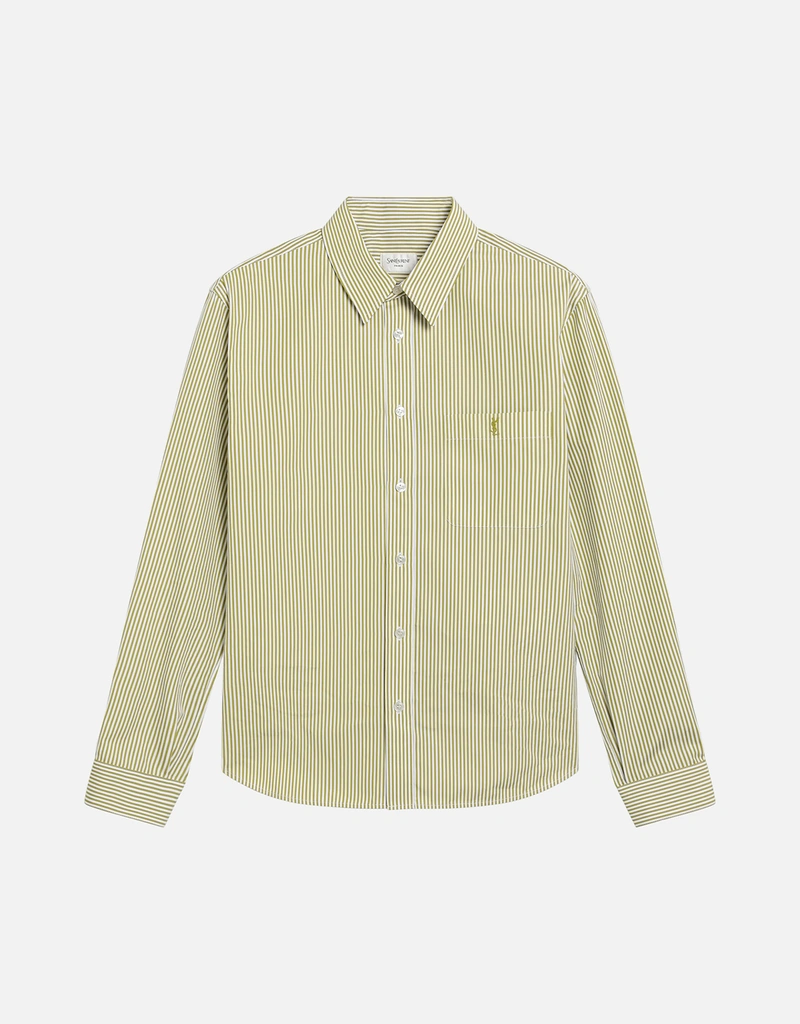 SAINT LAURENT - Shirt, 36 GREEN SAINT LAURENT - Shirt, 36 GREEN