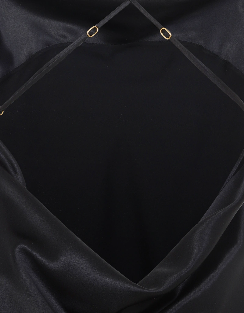 90s fancy dress womens Well Documented Fall 1975 Yves Saint Laurent Brown Silk Jersey w Gold –  Shrimpton Couture