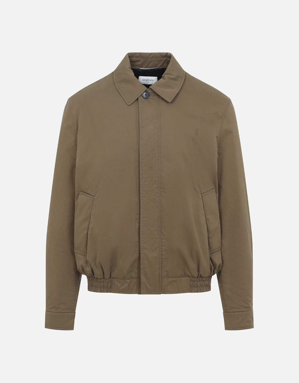 INSCRIRE ベージュ ショートジャケット Saint Laurent メンズカサンドルコットンセルジュショートジャケット