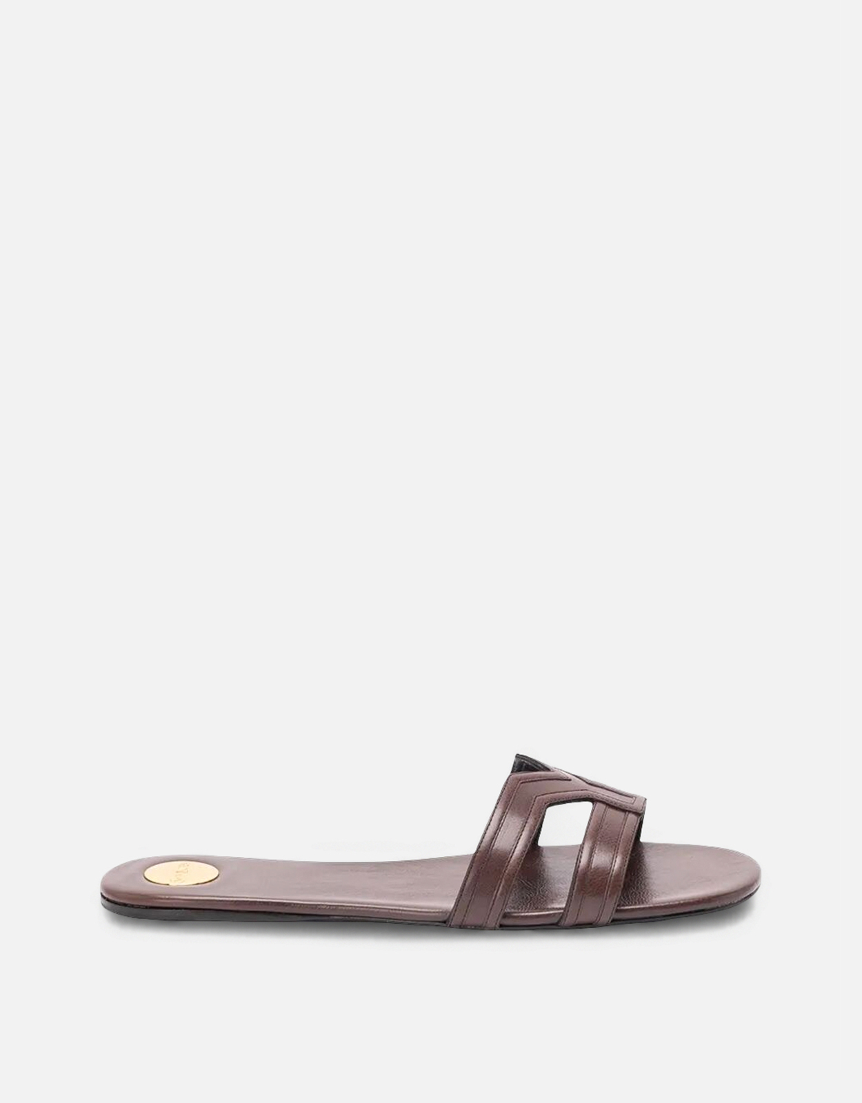 Saint Laurent Mabroukaスムースレザーサンダル (すべての新品) IFCHIC.COM