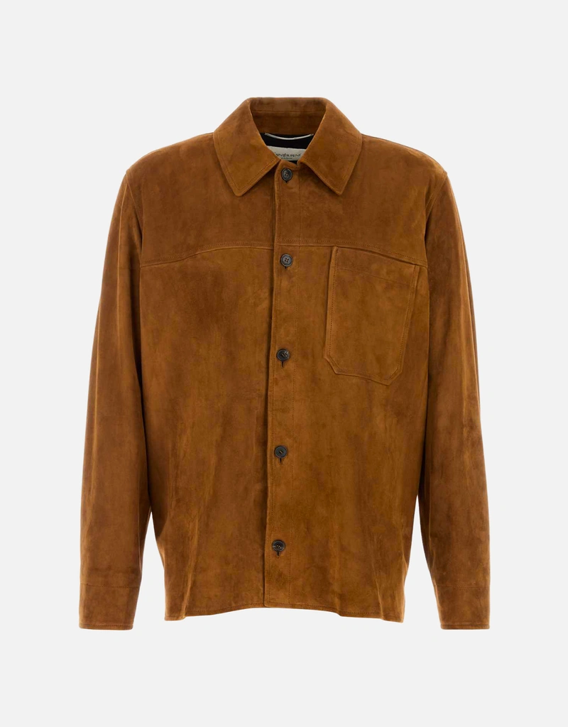 Saint Laurent Paris ウエスタン スウェード スエード シャツ Saint Laurent メンズ スエード オーバーシャツ (すべての新品) IFCHIC.COM
