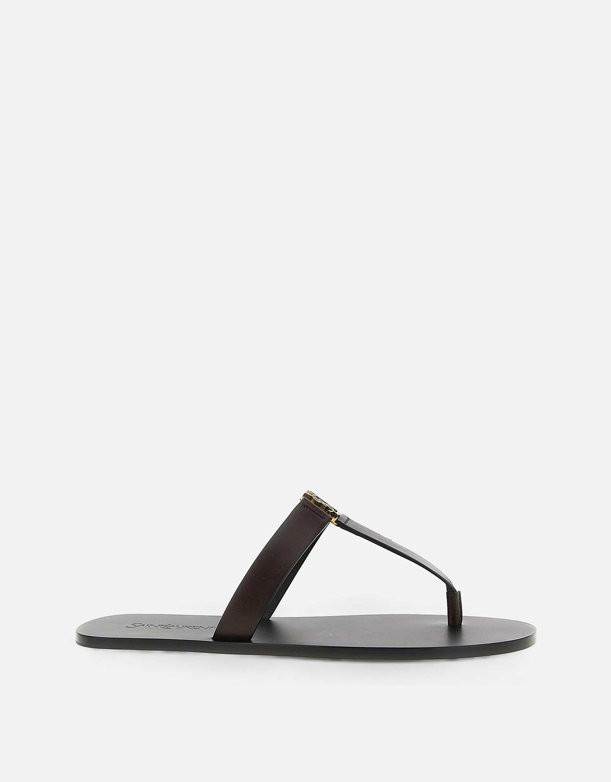 Saint Laurent Saint Laurent Men's Babylone Smooth Leather Thong Sandals - EU 39　サンローラン メンズ Babylone スムース レザー トング サンダル - EU 39