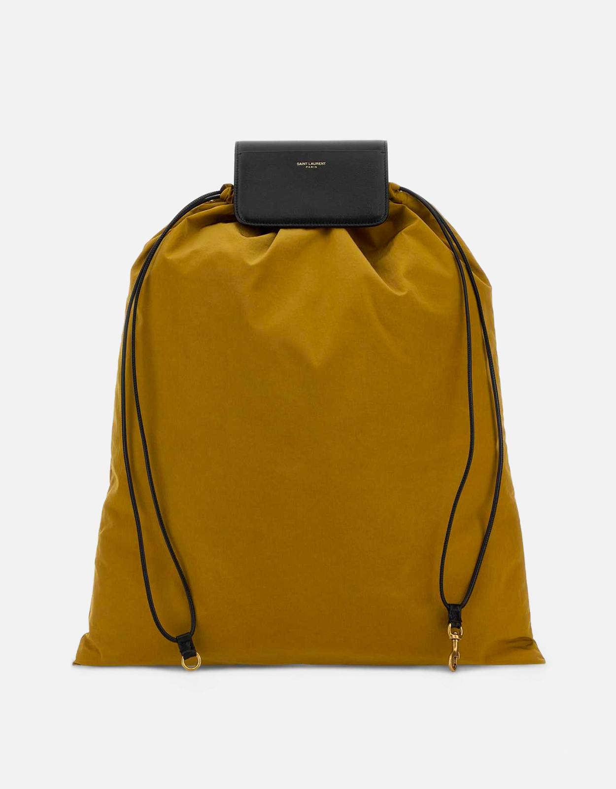 Saint Laurent Saint Laurent Men's Nylon And Leather Foulard Folding Pouch　サンローラン メンズ ナイロン & レザー スカーフ フォールディング ポーチ