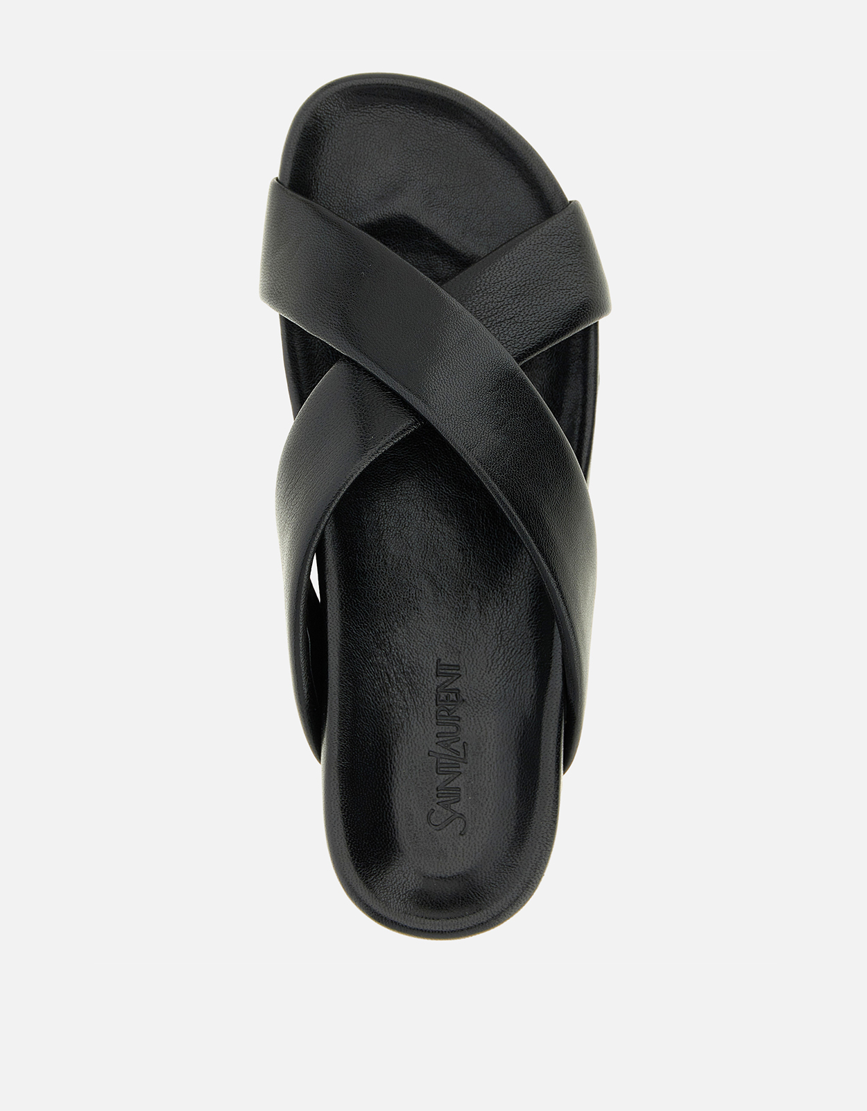 Saint Laurent メンズ Nichols スムースレザーサンダル () IFCHIC.COM