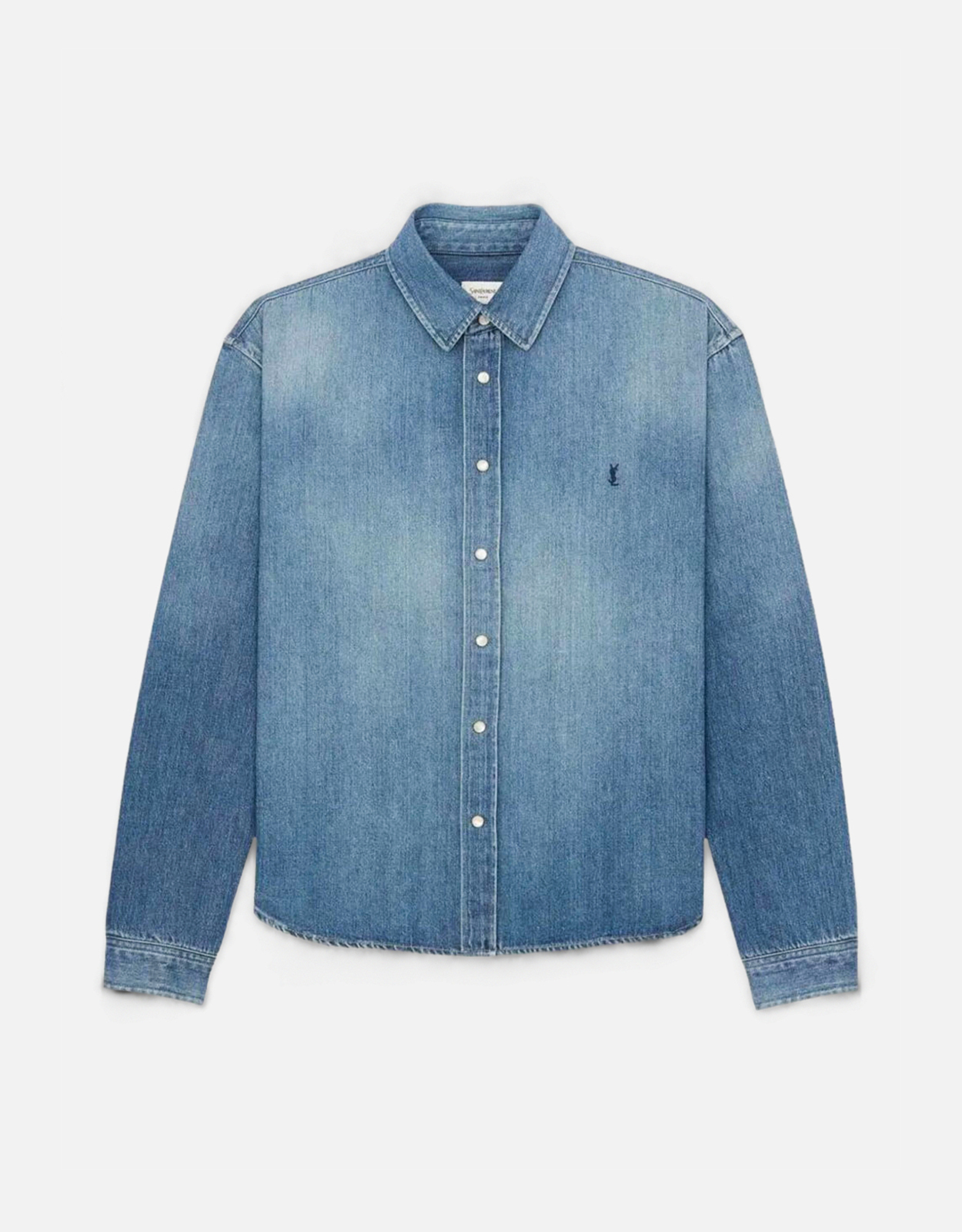 Saint Laurent メンズカサンドレデニムシャツ (すべての新品) IFCHIC.COM