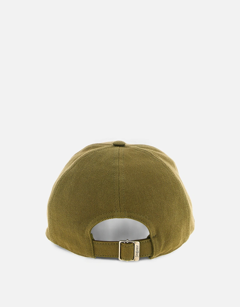 Saint Laurent メンズ Cassandre コットン デニム ツイル キャップ