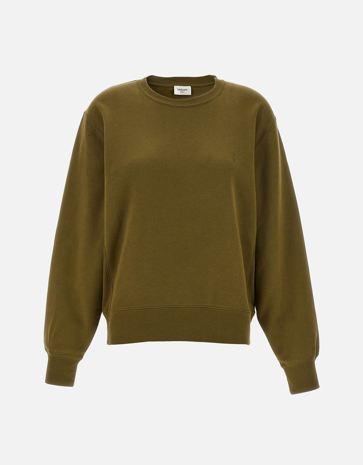 Saint Laurent Saint Laurent Cassandre Cotton Embroidered Sweatshirt - XXS　サンローラン カサンドル コットン エンブロイダリー スウェットシャツ - XXS
