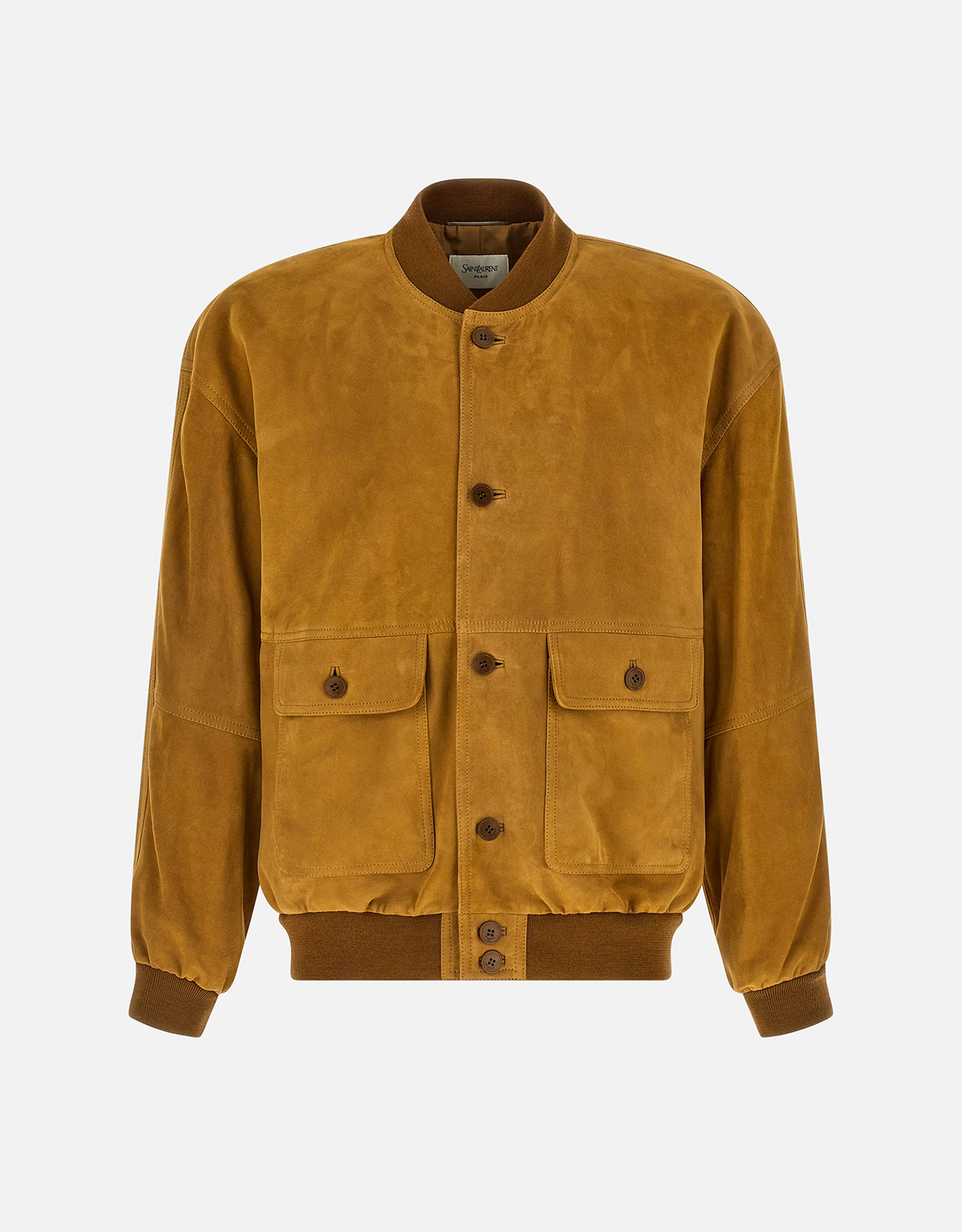 Saint Laurent メンズ スエード ボンバージャケット (すべての新品