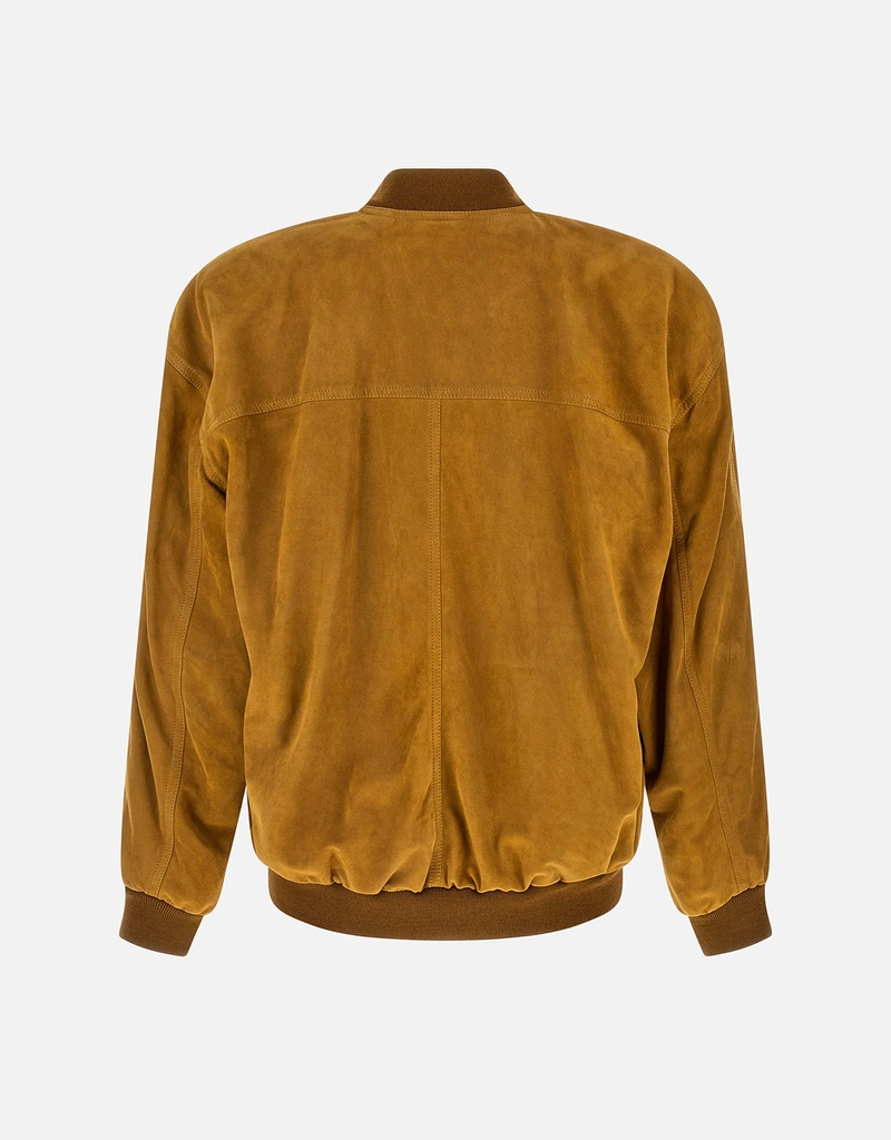 Saint Laurent メンズ スエード ボンバージャケット (すべての新品
