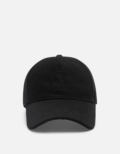 Saint Laurent Cassandre コットン ベースボールキャップ (ぼうし