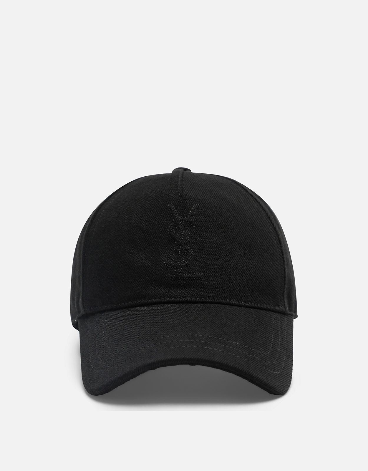 Saint Laurent Cassandre コットン ベースボールキャップ (ぼうし