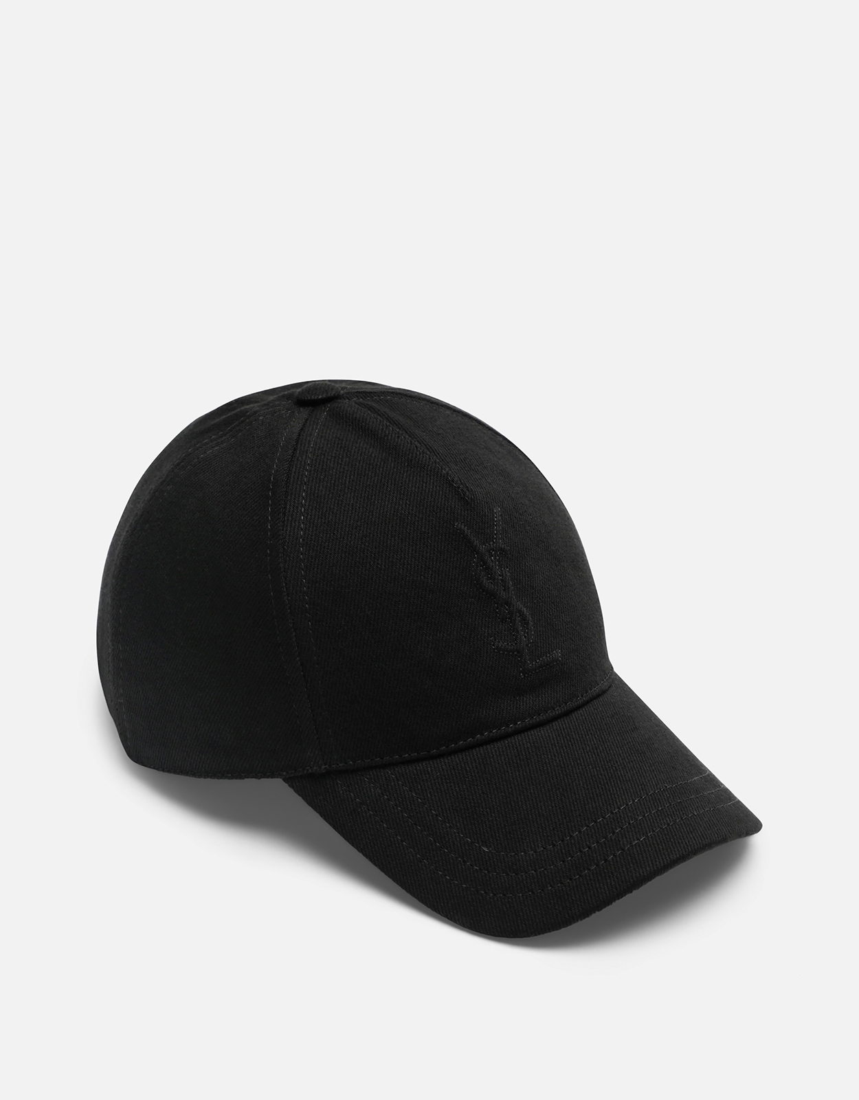 SAINT LAURENT ベースボール キャップ Saint Laurent Cassandre コットン ベースボールキャップ (ぼうし