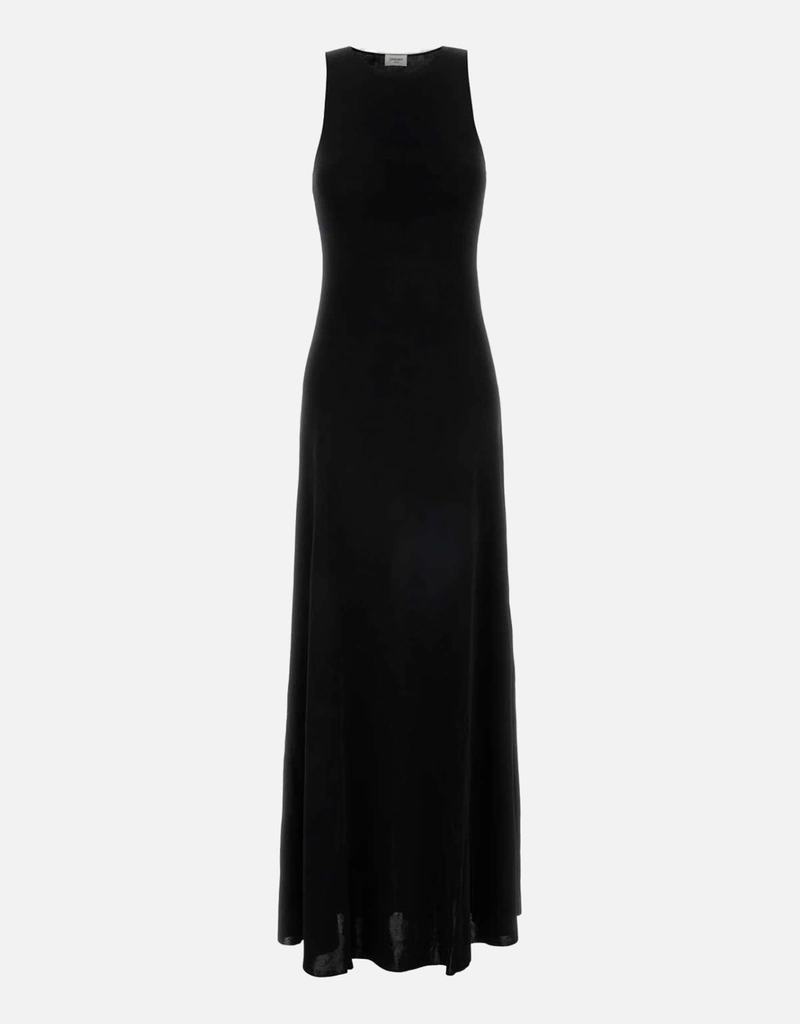 Saint Laurent Tank Dress In Knit - Black - Women - S