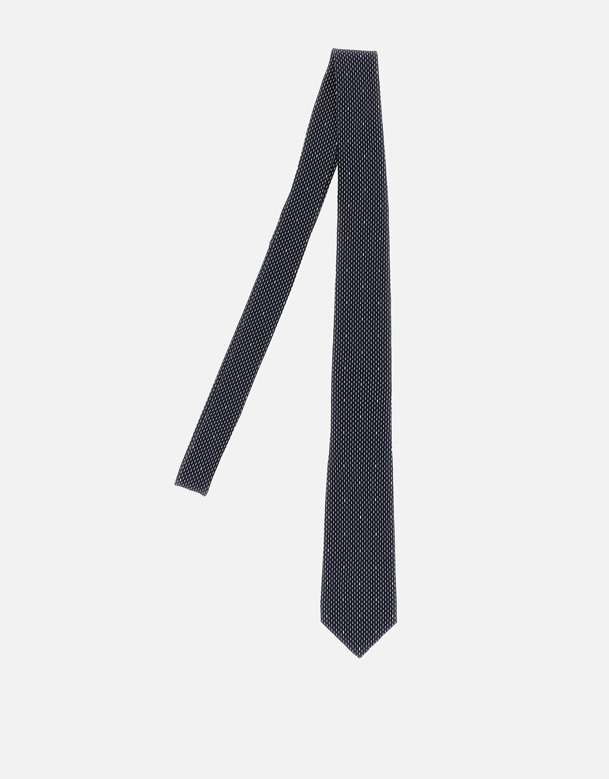 Saint Laurent Saint Laurent Men's Silk Crepe Polka Dot Tie - XXS　サンローラン メンズ シルク クレープ ポルカ ドット ネクタイ - XXS