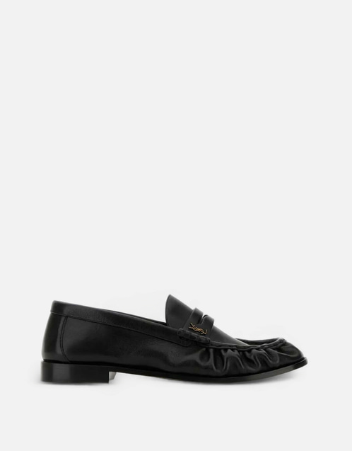 Saint Laurent メンズLe Loaferマットレザーのソフトローファー